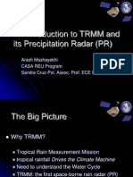An Introduction To TRMM and Its Precipitation Radar (PR)