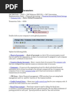 Configure Company Code Global Parameters | PDF | Sap Se | Parameter ...