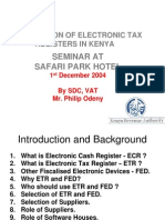 Electronic Tax Registers
