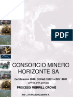 CONSORCIO MINERO HORIZONTE-diseño Torre Vacio