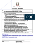 Checklist For Tourism Visa: List of Required Documents