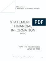 SD27 SOFI Report For 2013/14 Year