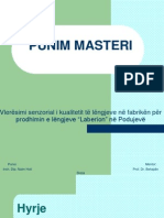 Vlerësimi Senzorial I Kualitetit Të Lëngjeve Në Fabrikën Për Prodhimin e Lëngjeve "Laberion" Në Podujevë