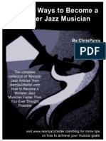 21 Great Ways To Become A Monster Jazz Musician by Chris Punis