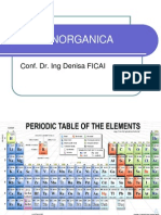 Chimie Anorganica - Curs 3jk