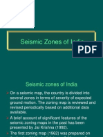 Seismic Zones of India