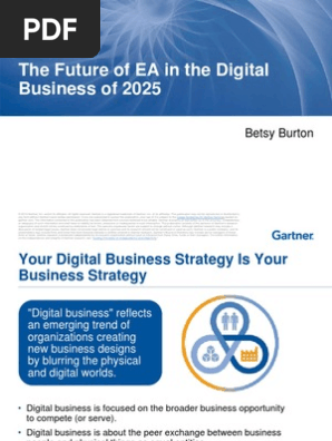 The Future of EA in the Digital Business of 2025
