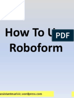 Marivic - Gutierrez - How To Use Roboform