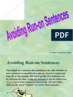English Run-On Sentences