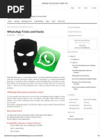 Download WhatsApp Tricks and Hacks _ FRESH TRIX by Jayant Bhardwaj SN247841902 doc pdf