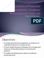 Antiobiotic Isolation From Soil