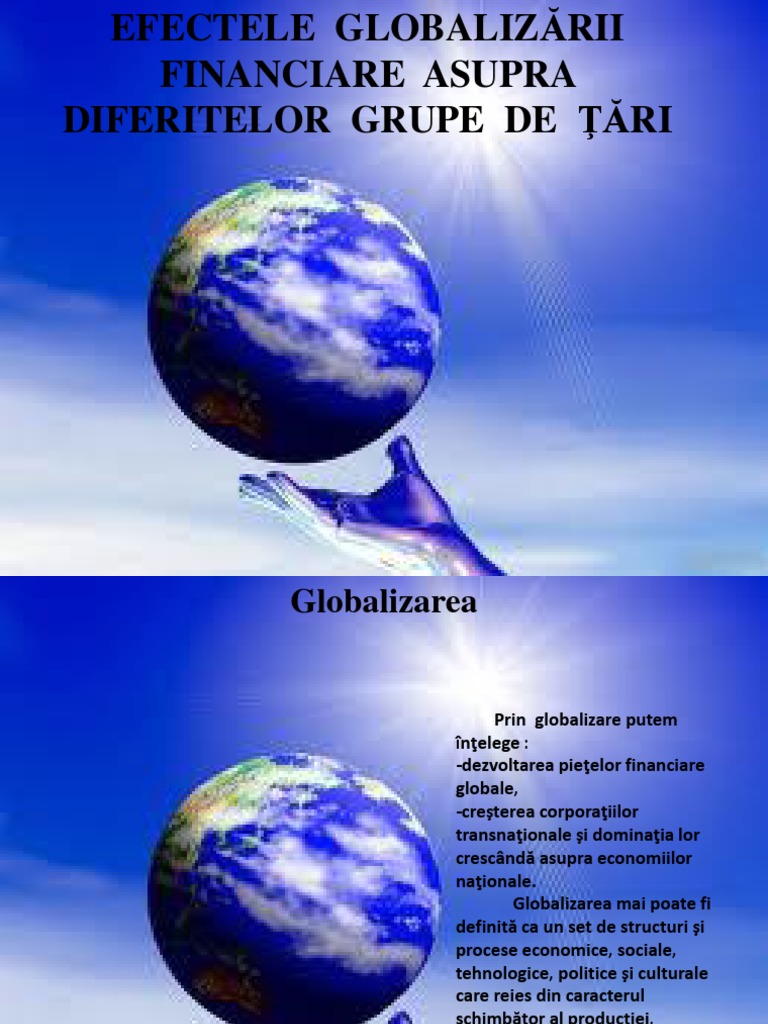 Globalizare Prezentare | PDF