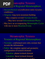 Metamorphic Textures