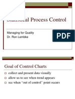 Statistical Process Control: Managing For Quality Dr. Ron Lembke