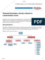 Cement Demand Drivers