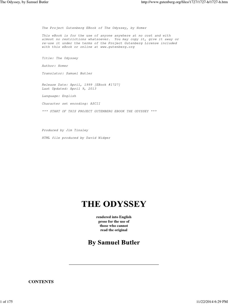 2: Samuel Butler’S Odyssey, Revised And Annotated – SRDT