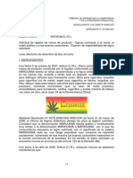 Caso Denegado Indecopi Marijuana