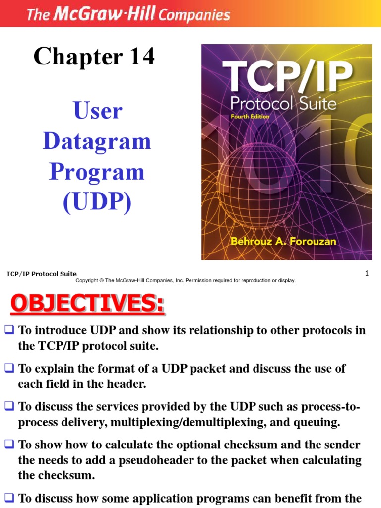 UDP PROTOCOL Chap-14 | PDF | Internet Protocols | Transmission Control ...
