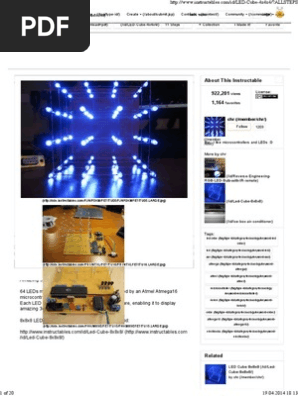 LED Cube 4x4x4