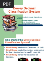 Dewey Decimal System Presentation