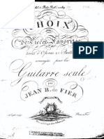 Fier, Jean B. de - Choix de Piéces Favorites Tirées D'operas Et Ballets 01