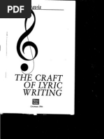 Sheila Davis - The Craft of Lyric Writing | PDF