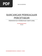 Rancangan Perniagaan: Percetakan