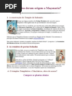 Os Templários Deram Origem a Maçonaria