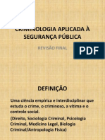 Criminologia Revisão para VF