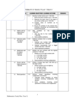 Mathematics Yearly Plan (Year 5)