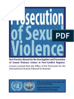 Prosecution of Sexual Violence