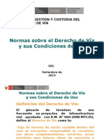 02 Normas Derecho de Vía y Su Condición de Uso Ing - H - Garr