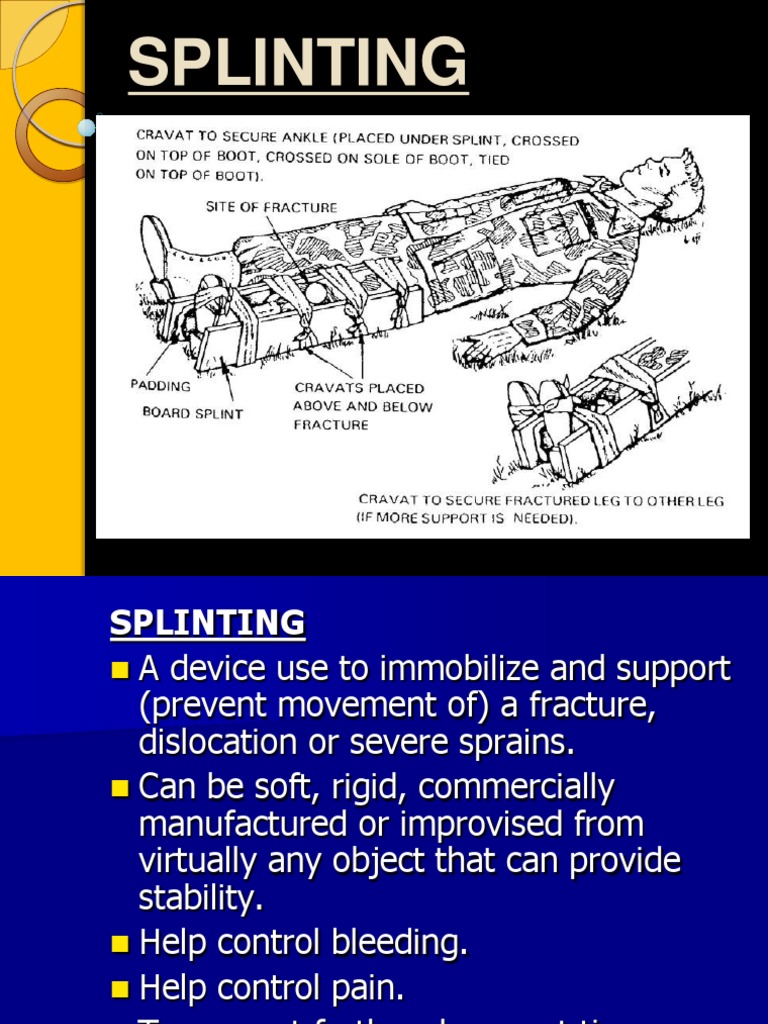 Splinting | PDF | Paresthesia | Musculoskeletal System