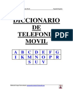 Diccionario de Telefonia Movil Español-Español