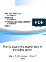 Making accounting accountable in public sector