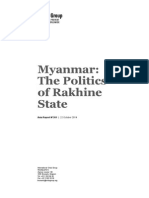 Myanmar the Politics of Rakhine State