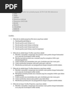 Soal Ujian Autocad