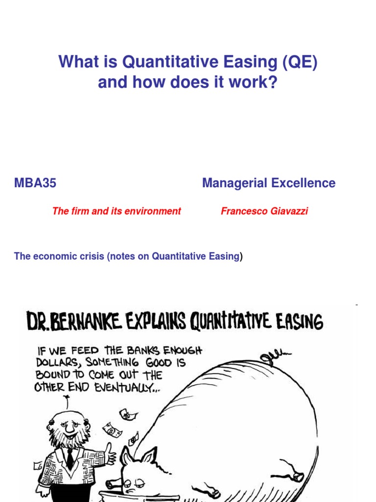 Understanding Quantitative Easing (QE) | PDF | Business