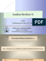 Analisa Struktur II