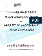 Banking Awareness Quick Reference Guide 2014 - Gr8AmbitionZ