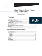 Washington State University Energy Program Energy Audit Workbook