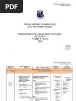 Download Rancangan Pengajaran Tahunan Sejarah Tingkatan 5 by Zulkifle Mohamed SN24790482 doc pdf