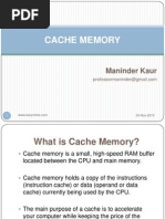 Cache Memory