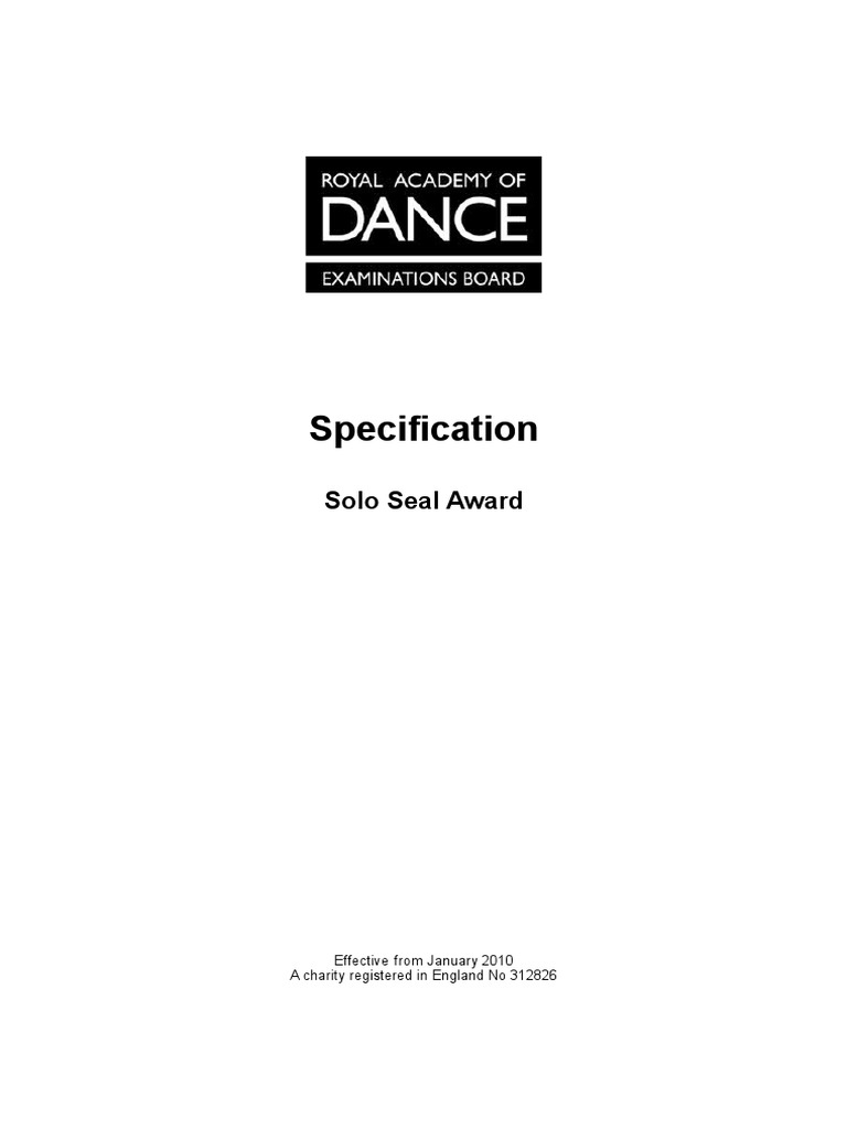Solo Seal Specification Final PDF Further Education Teachers pic