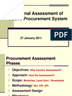 National Public Procurement Assessment