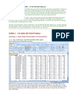 Hướng dẫn sử dụng PivotTable trong Excel