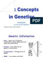 Basic Concepts in Genetics