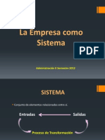 La Empresa Como Sistema