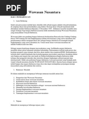 Pkn Makalah Wawasan Nusantara