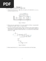 Tutorial Sheet 1 For Control System From Franklin Powell